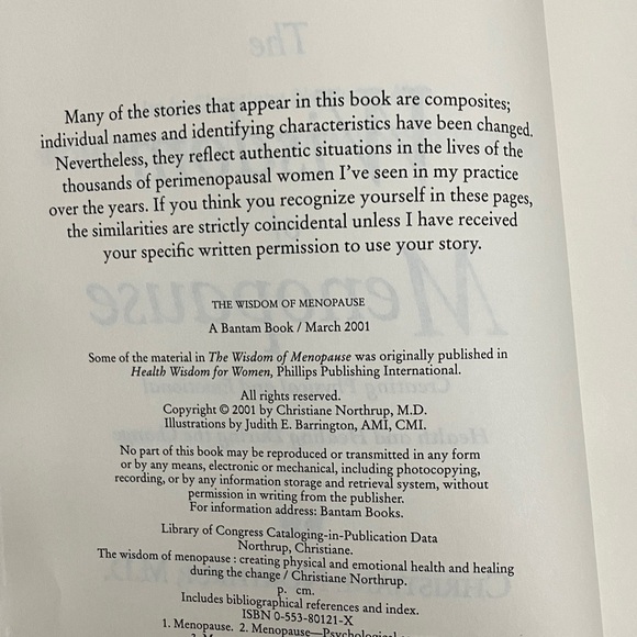 The Wisdom of Menopause by Christiane Northrup, M.D. - Red Cover - Picture 7 of 16
